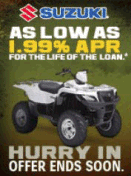 Time to get those Suzuki Bikes & ATVs